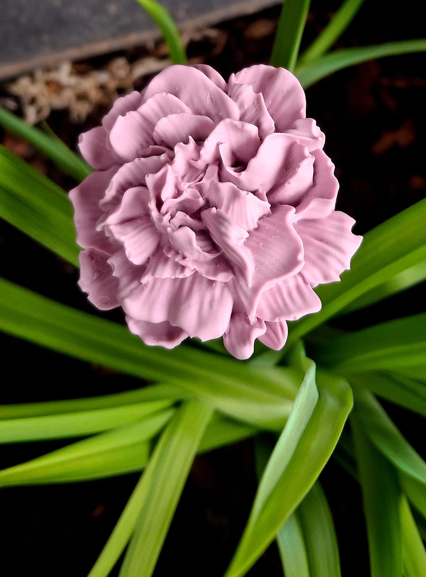 Blumentopfstecker, Raysin handgegossen, Blumendekoration