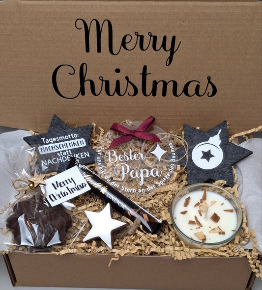 Geschenkbox für Väter, Weihnachtsgeschenk für Papa