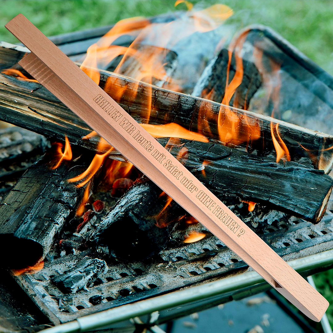Grillzange, Männergeschenk, Grillzange mit Gravur, Vatertagsgeschenk