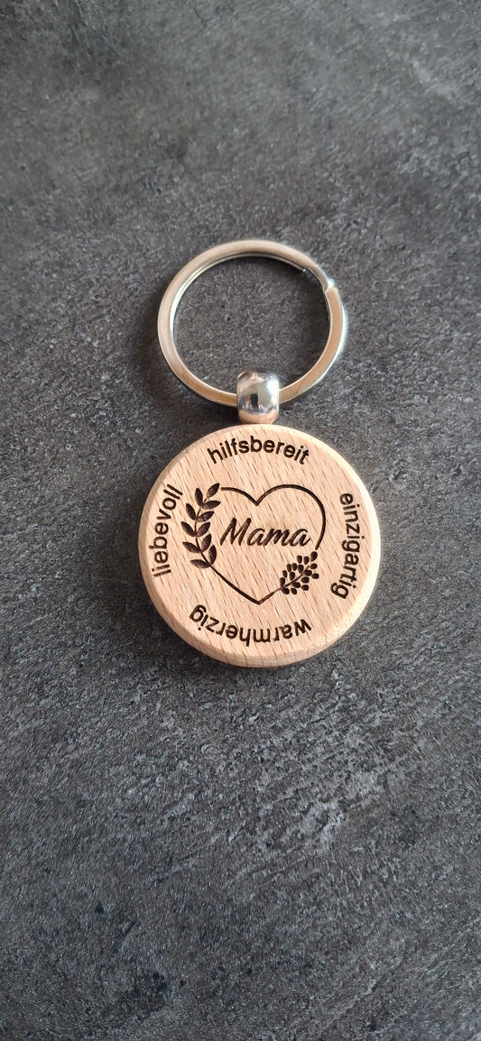 Schlüsselanhänger zum Muttertag, Geschenk zum Muttertag, personalisiert