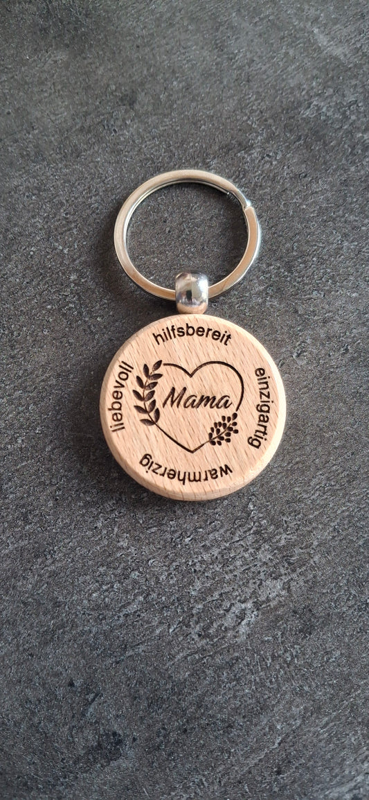 Schlüsselanhänger zum Muttertag, Geschenk zum Muttertag, personalisiert